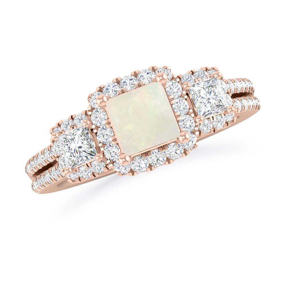 Rose Gold - Opal