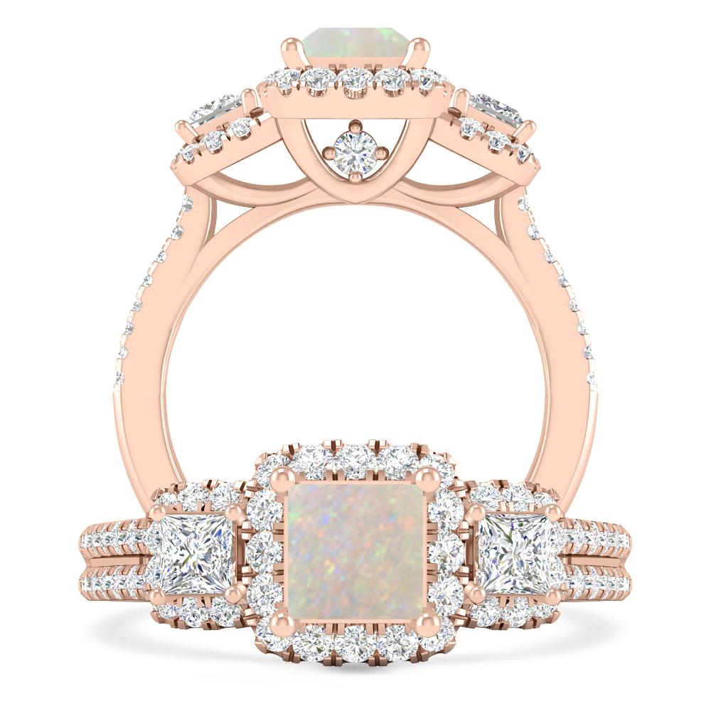 Rose Gold - Opal