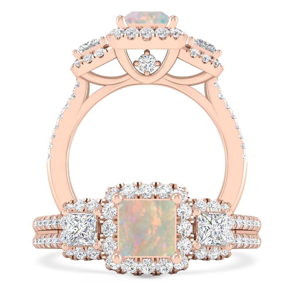 Rose Gold - Opal