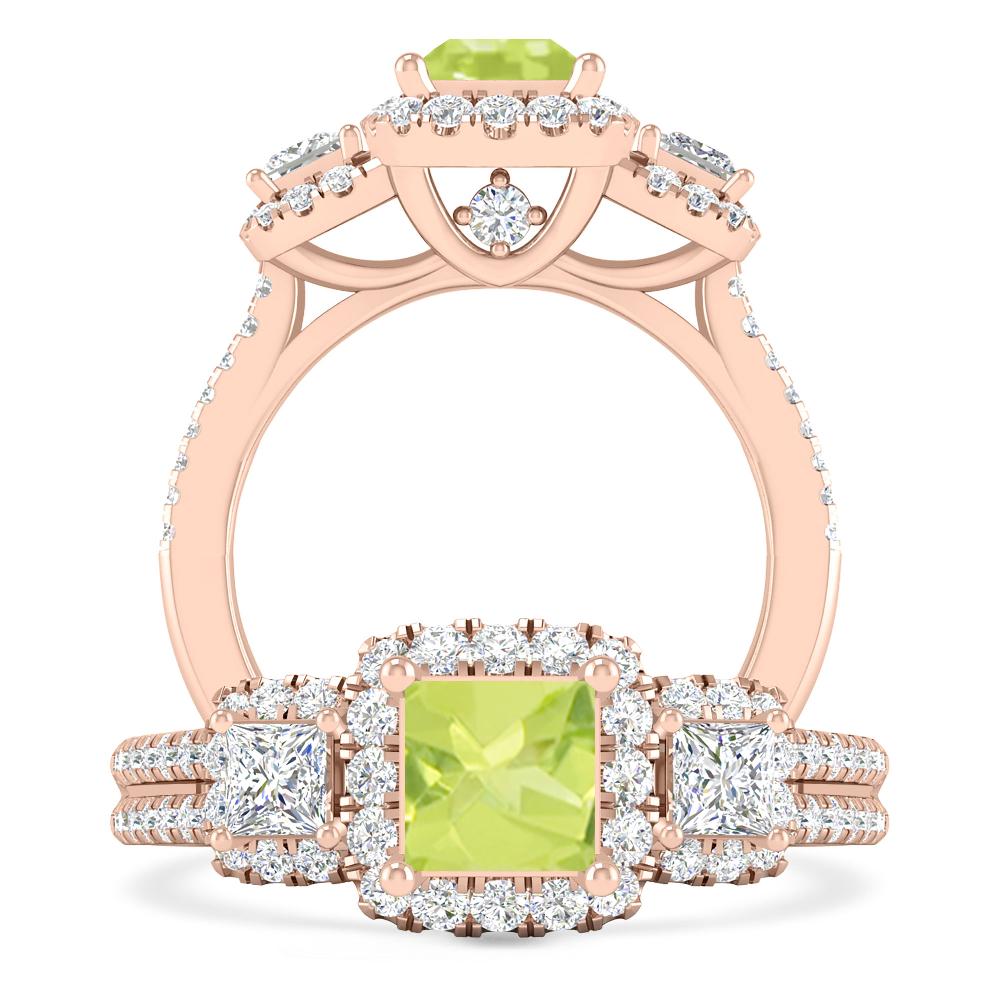 Rose Gold - Peridot