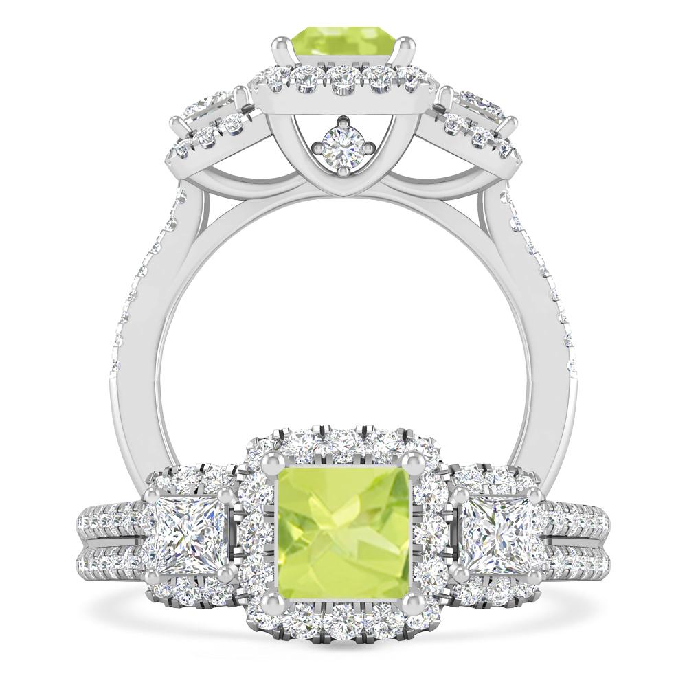 White Gold - Peridot