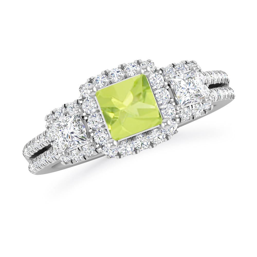 White Gold - Peridot