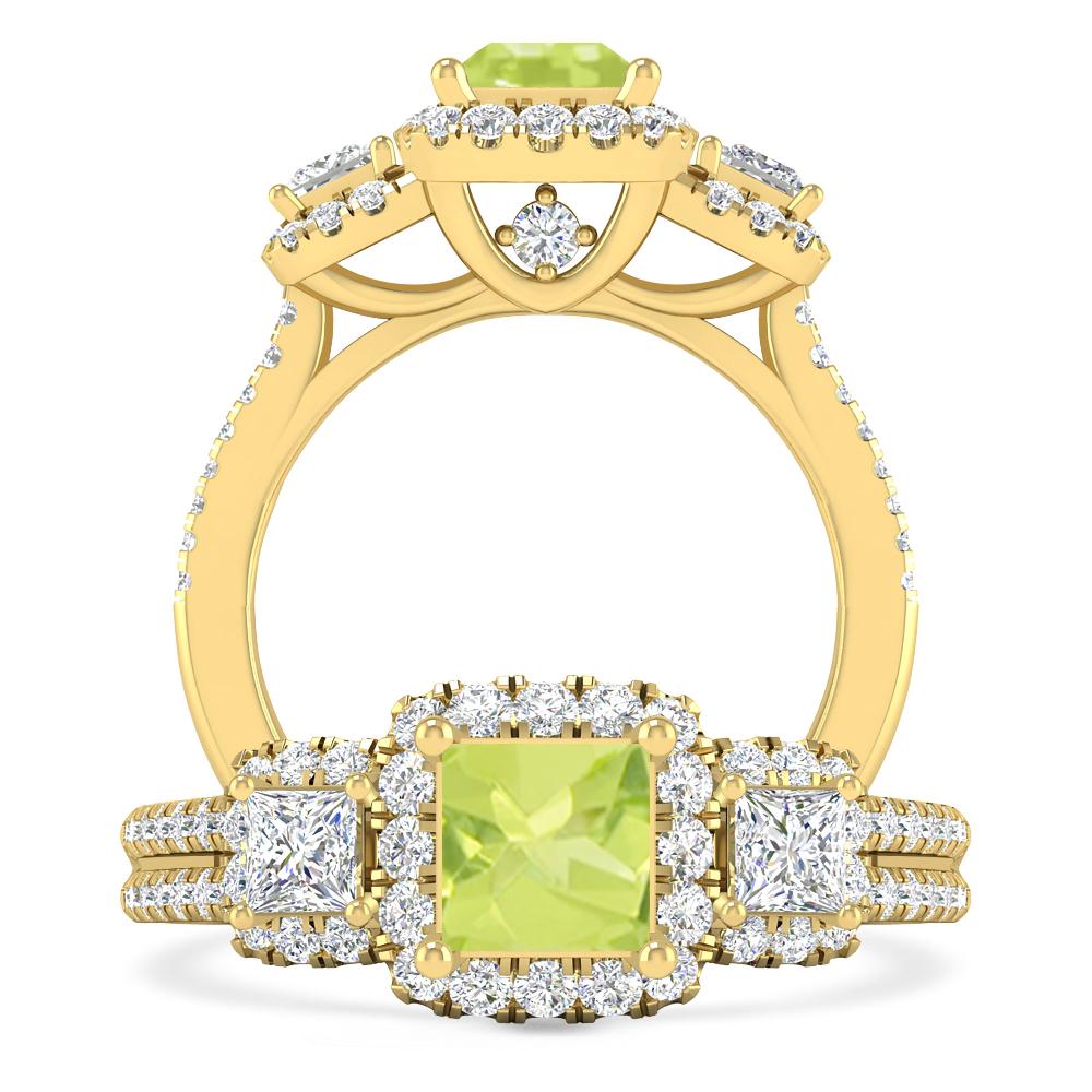 Yellow Gold - Peridot