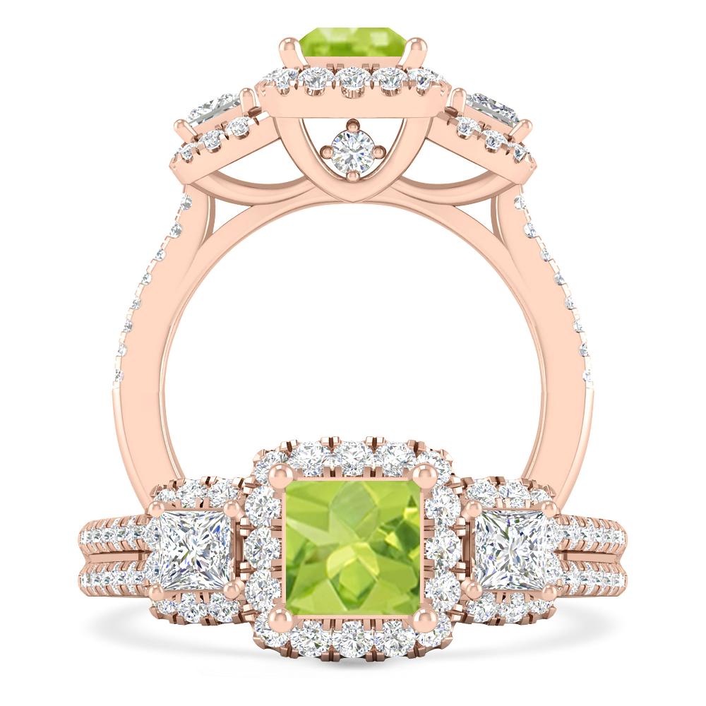 Rose Gold - Peridot