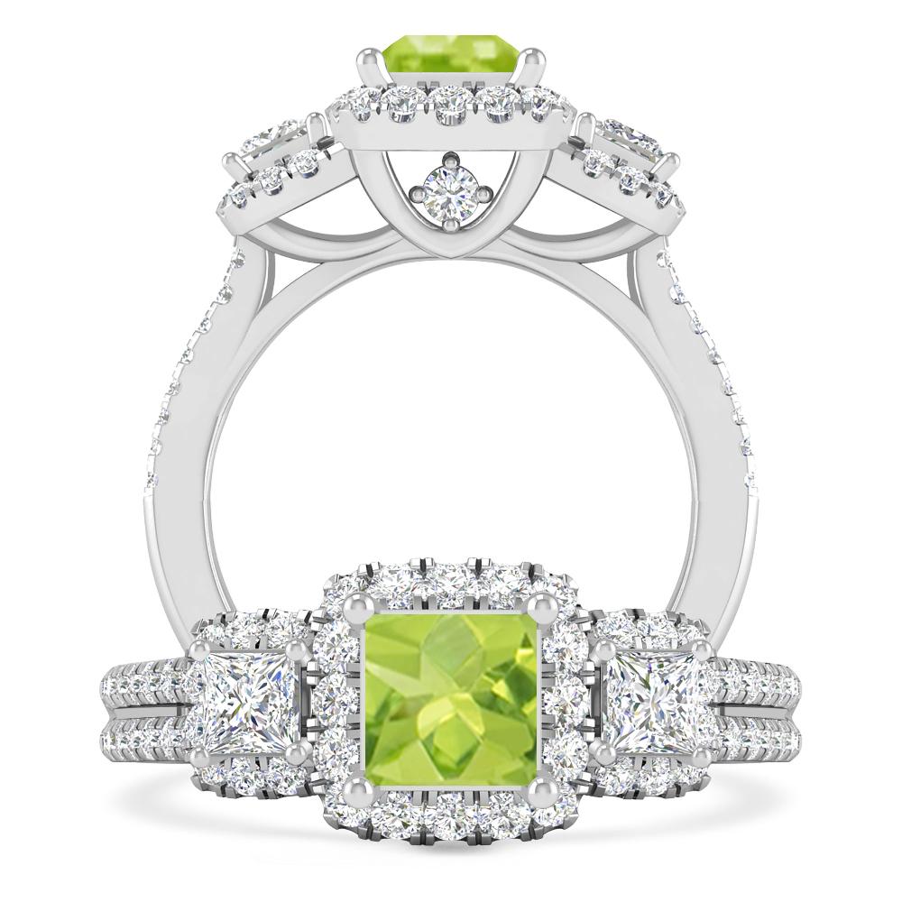 White Gold - Peridot