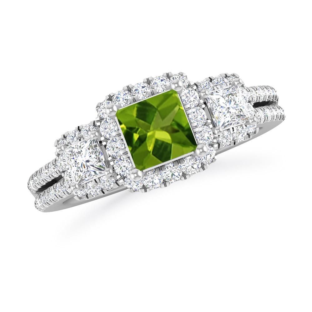 White Gold - Peridot