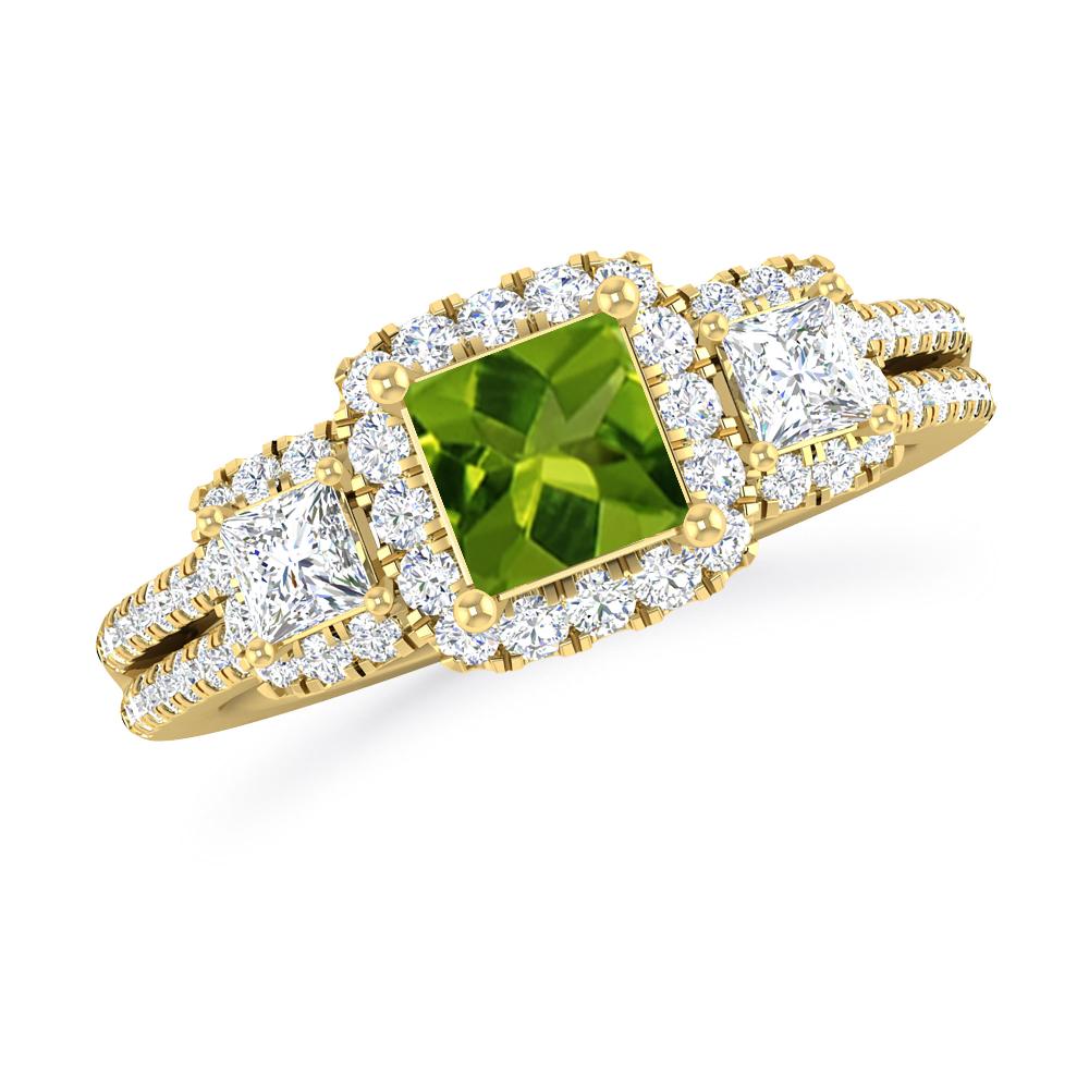 Yellow Gold - Peridot