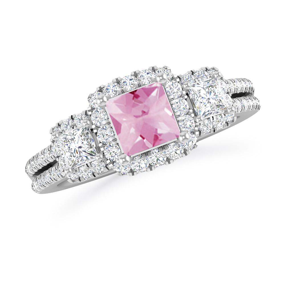 White Gold - Pink Tourmaline