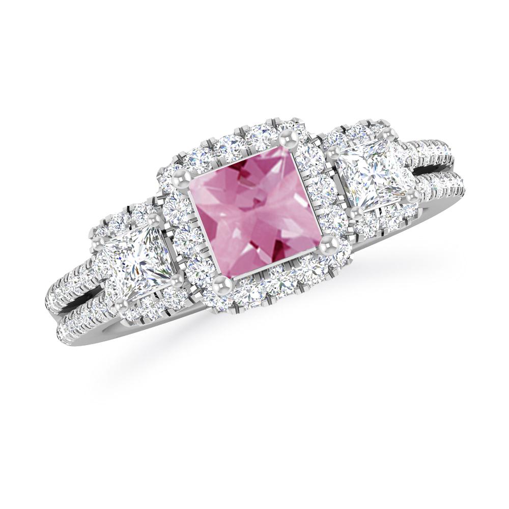 White Gold - Pink Tourmaline