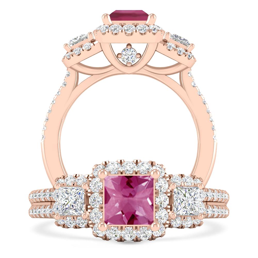 Rose Gold - Pink Tourmaline