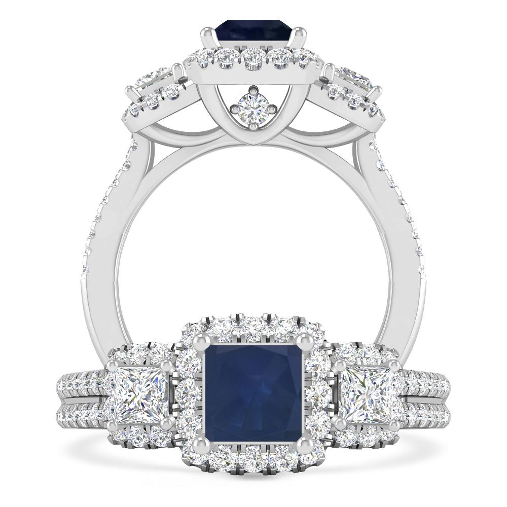 White Gold - Sapphire