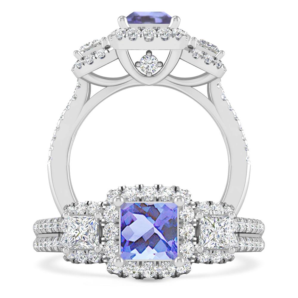 White Gold - Tanzanite