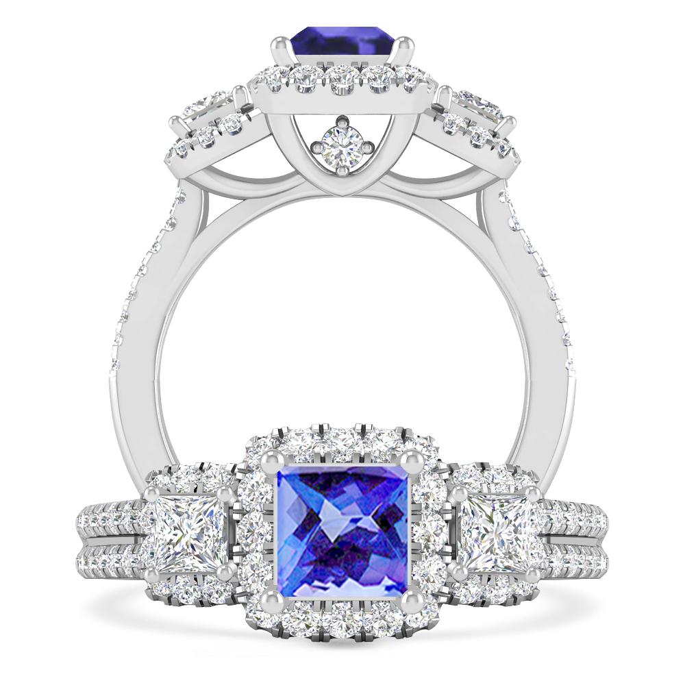 White Gold - Tanzanite