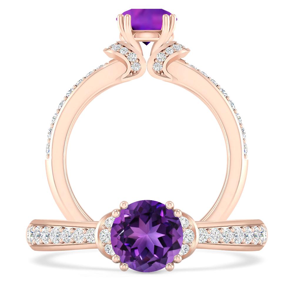 Rose Gold - Amethyst