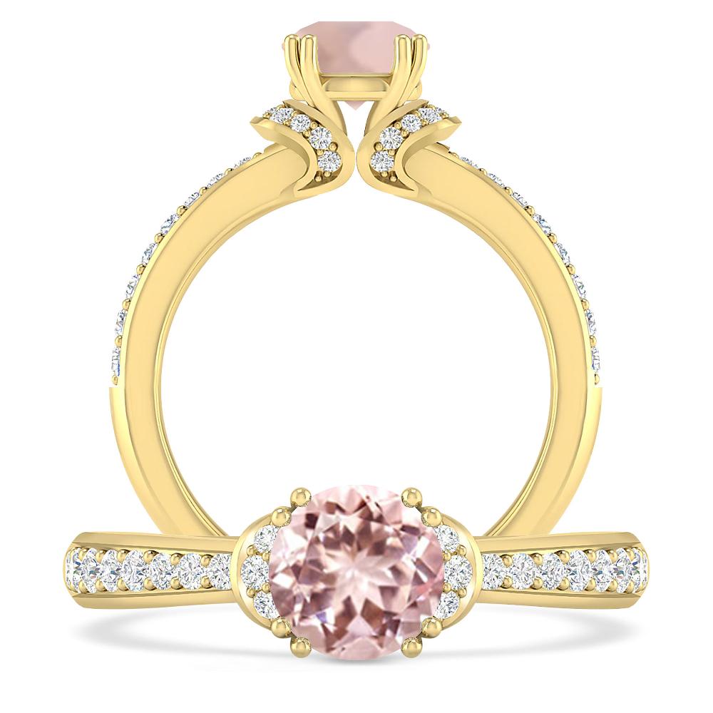 Yellow Gold - Morganite