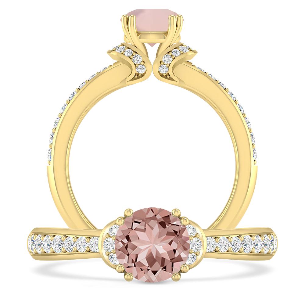 Yellow Gold - Morganite