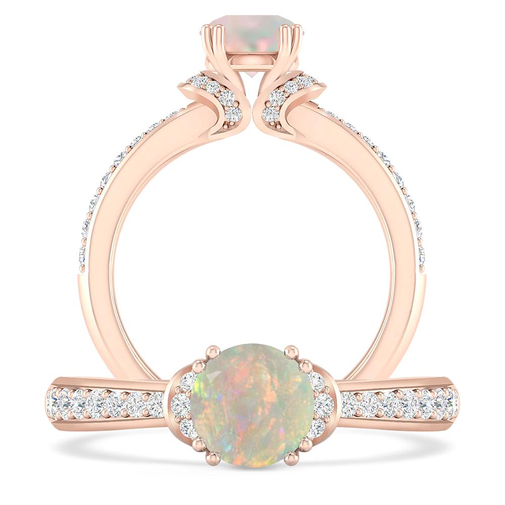 Rose Gold - Opal