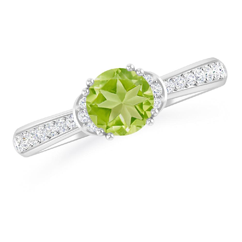 White Gold - Peridot