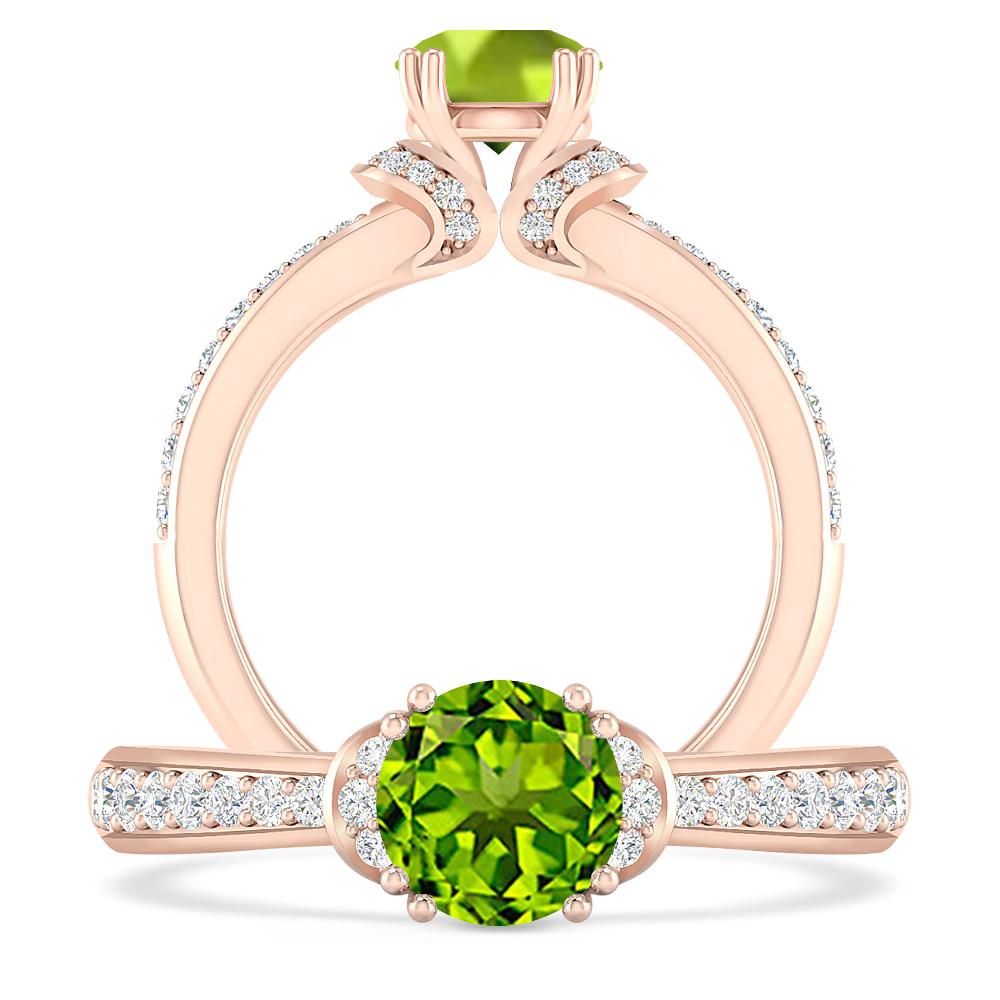 Rose Gold - Peridot