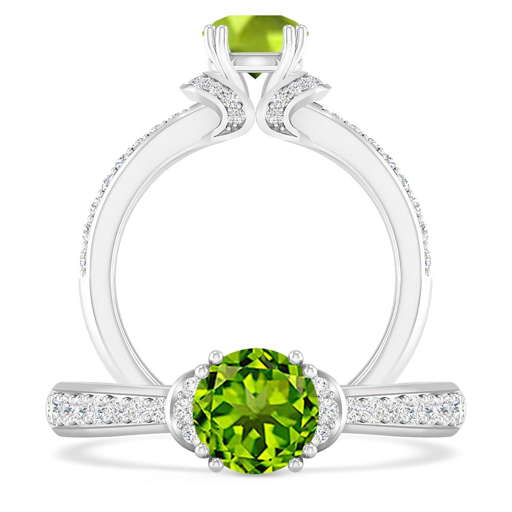 White Gold - Peridot