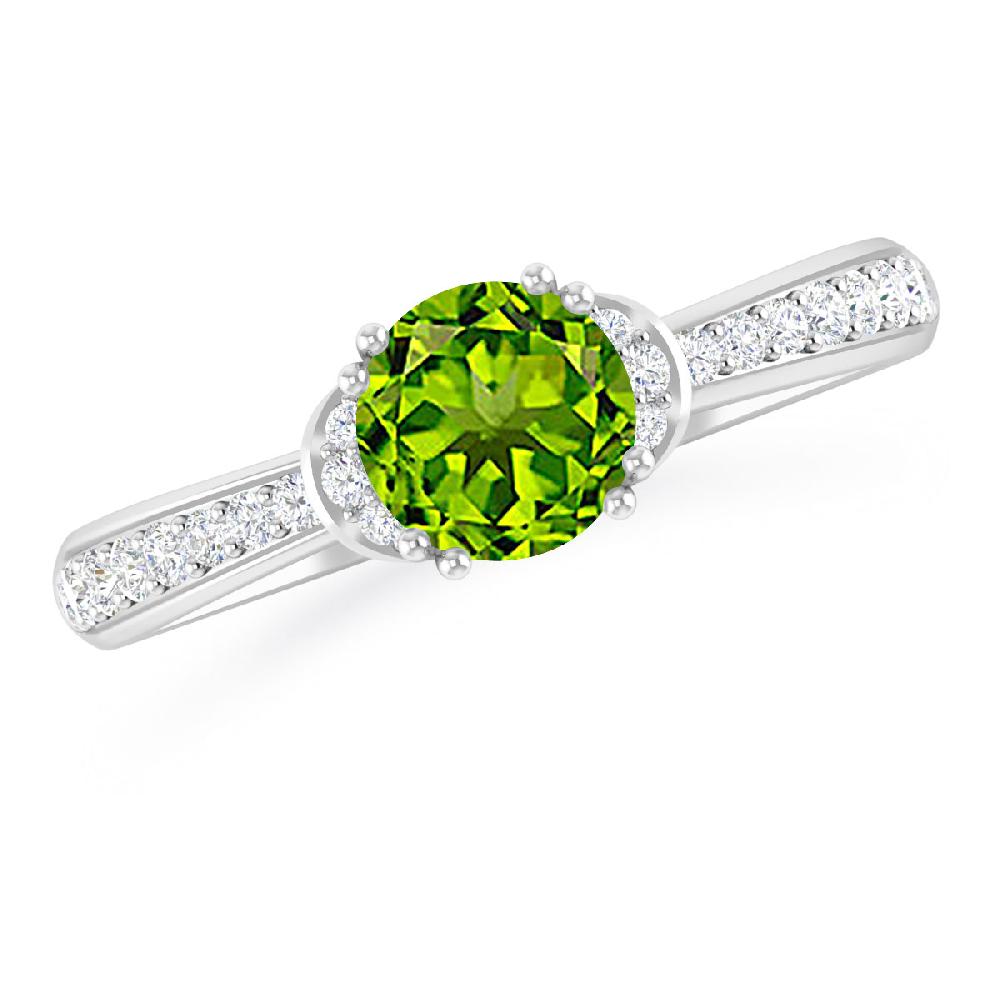 White Gold - Peridot