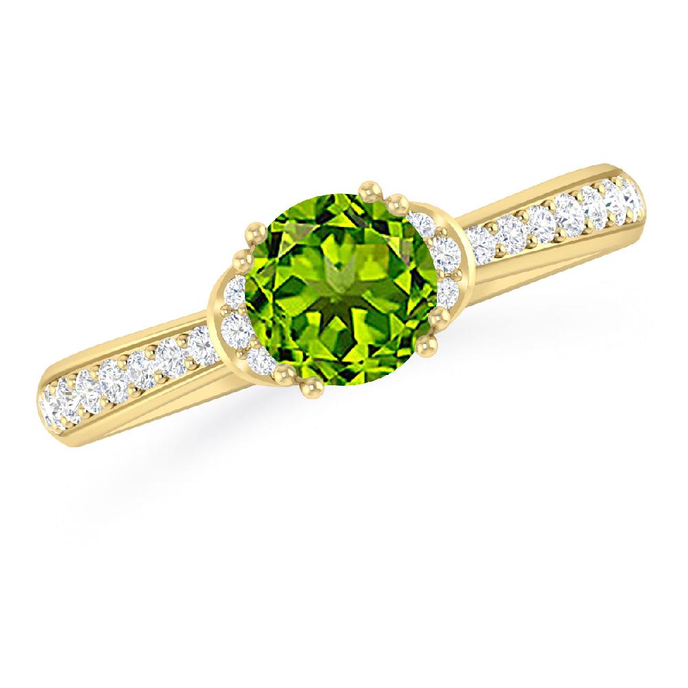 Yellow Gold - Peridot