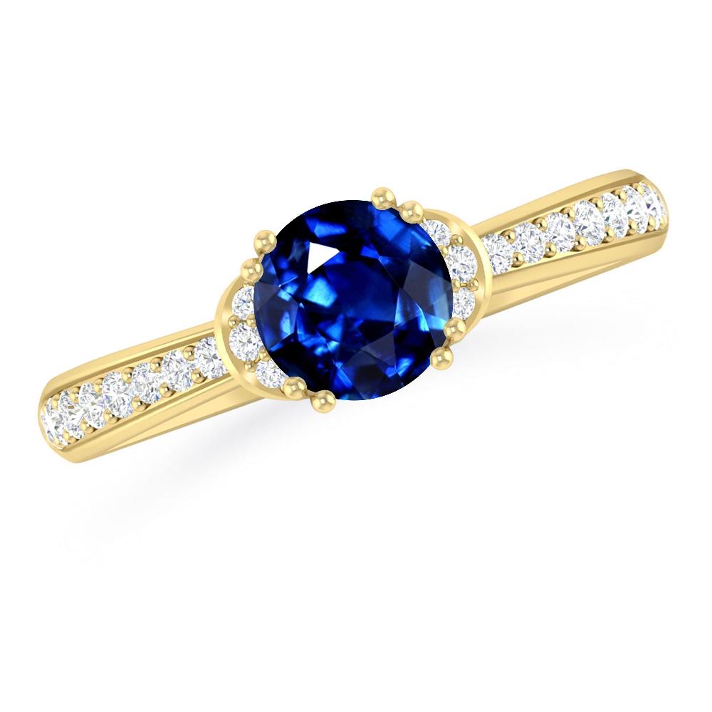 Yellow Gold - Sapphire