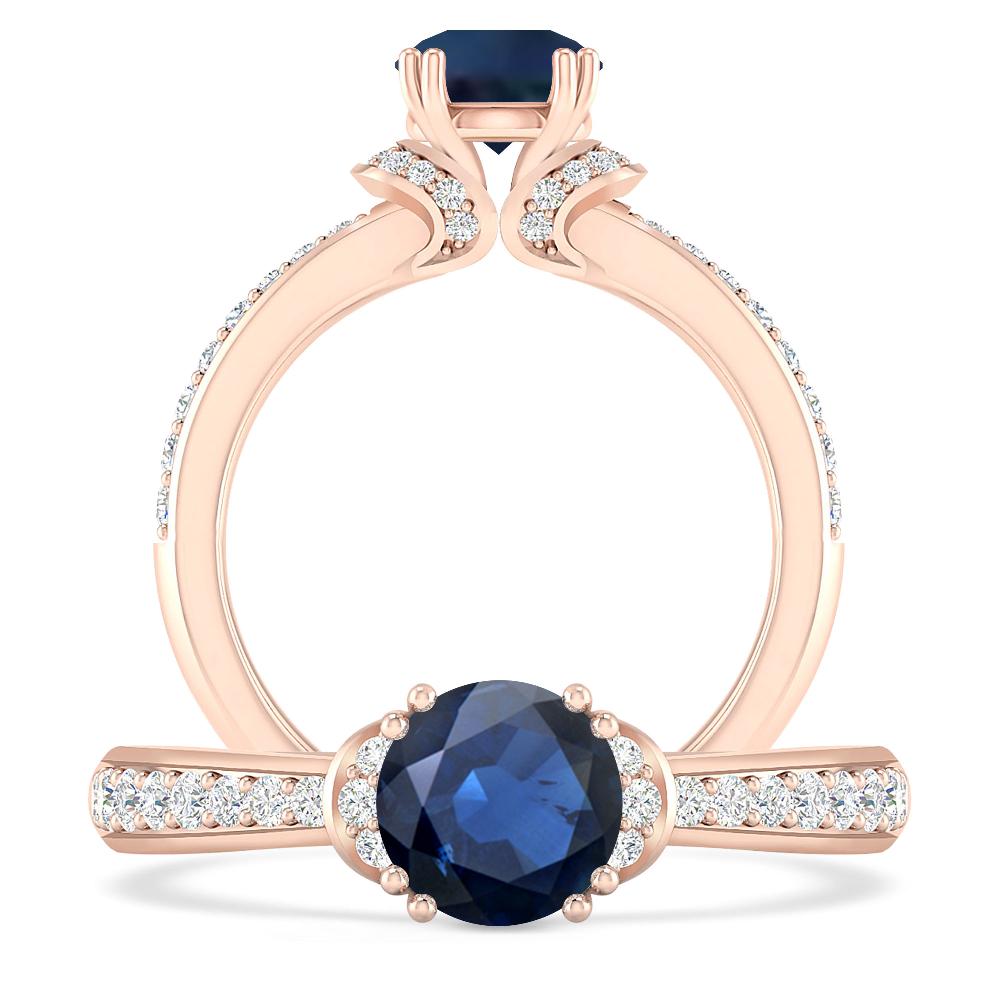 Rose Gold - Tanzanite