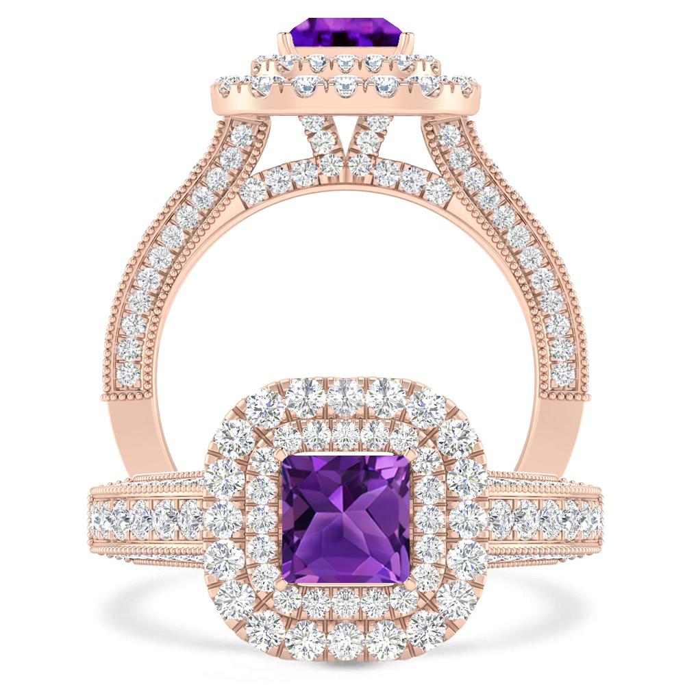 Rose Gold - Amethyst