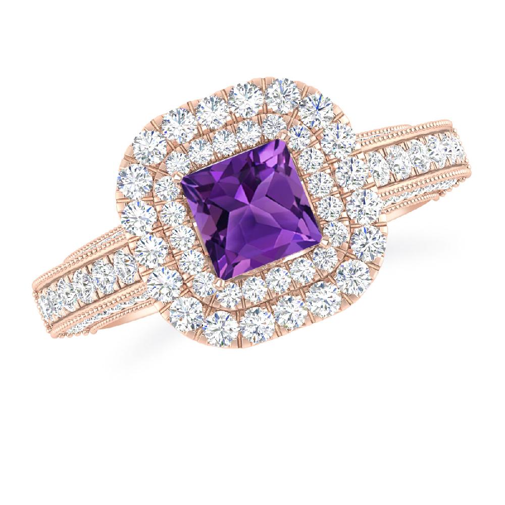 Rose Gold - Amethyst