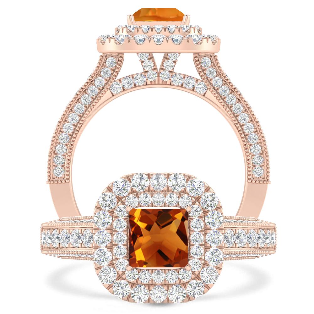 Rose Gold - Citrine