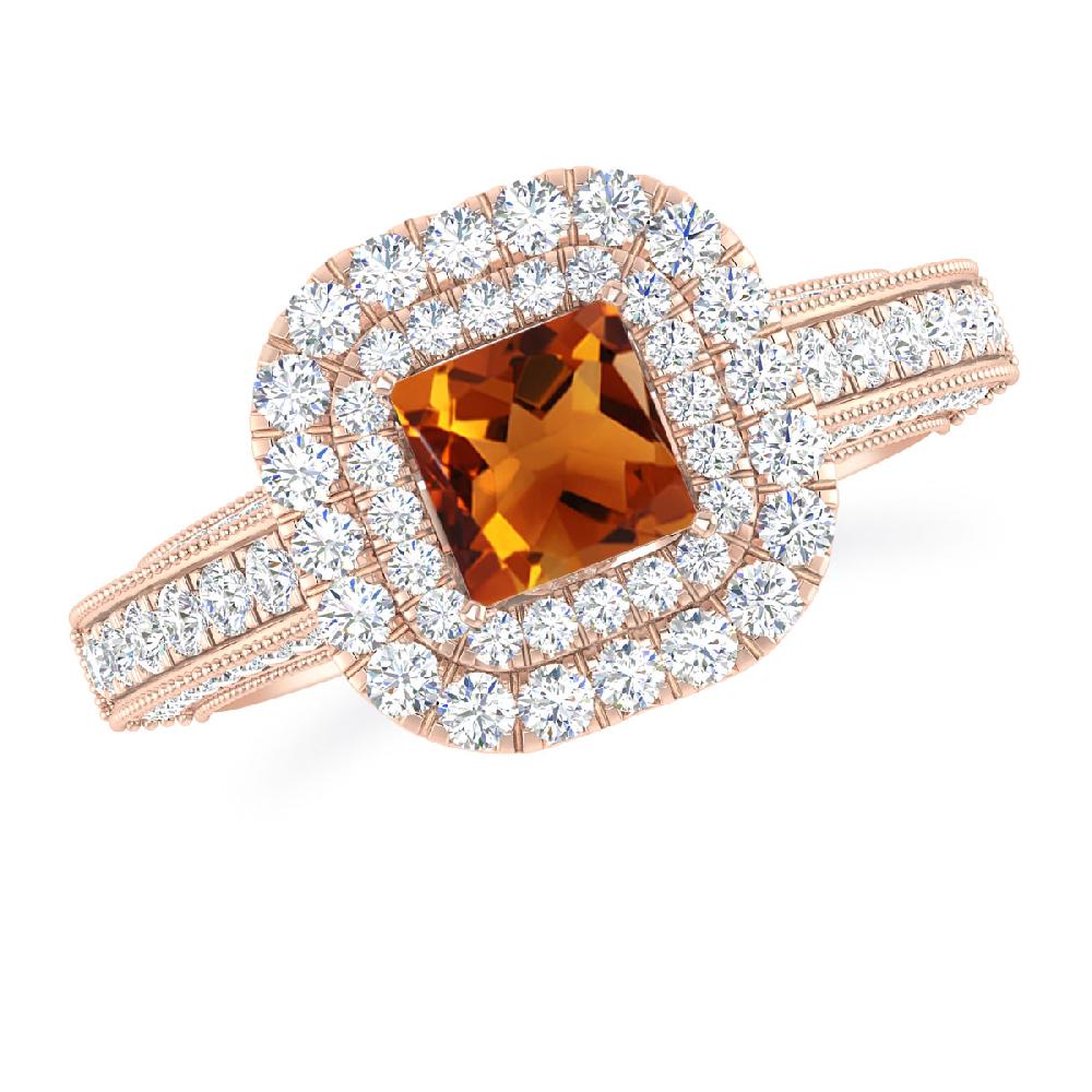 Rose Gold - Citrine