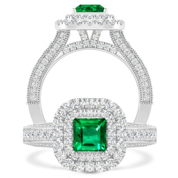 White Gold - Emerald