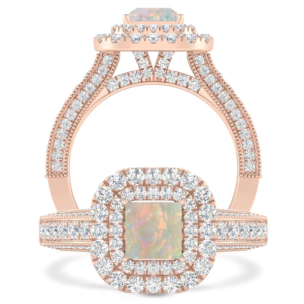 Rose Gold - Opal