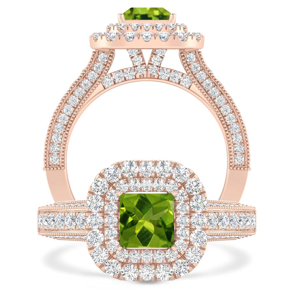 Rose Gold - Peridot