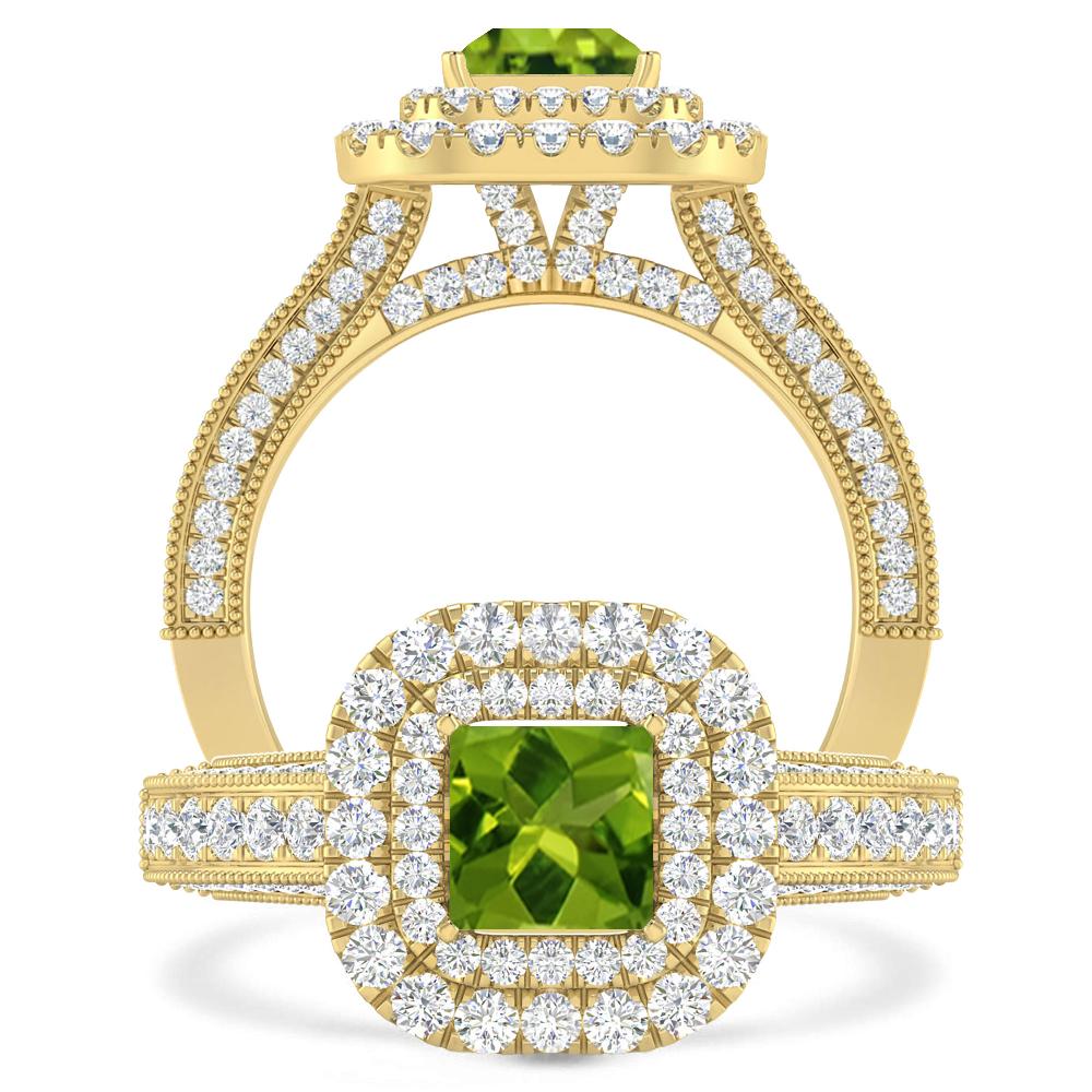 Yellow Gold - Peridot