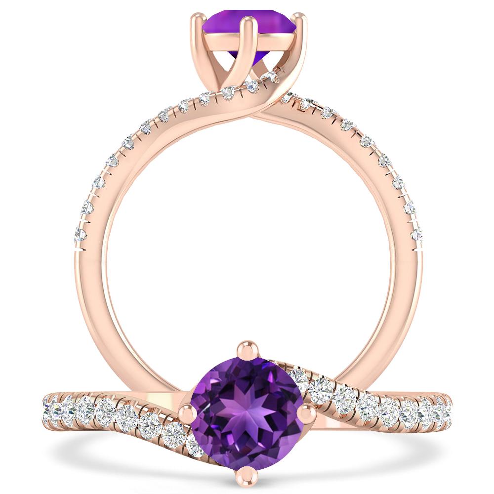 Rose Gold - Amethyst