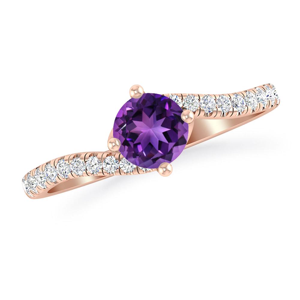 Rose Gold - Amethyst