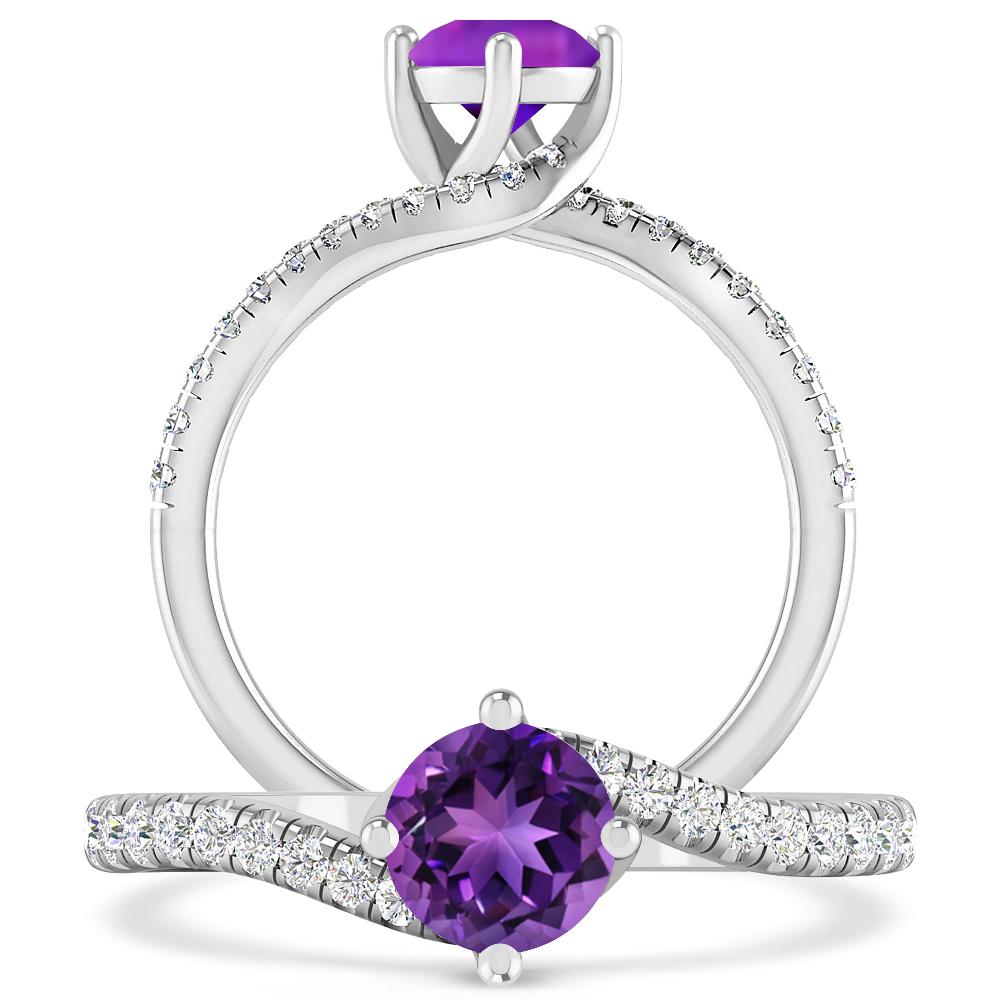 White Gold - Amethyst