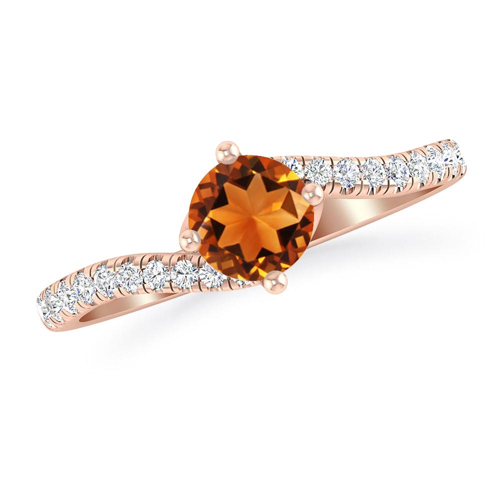 Rose Gold - Citrine