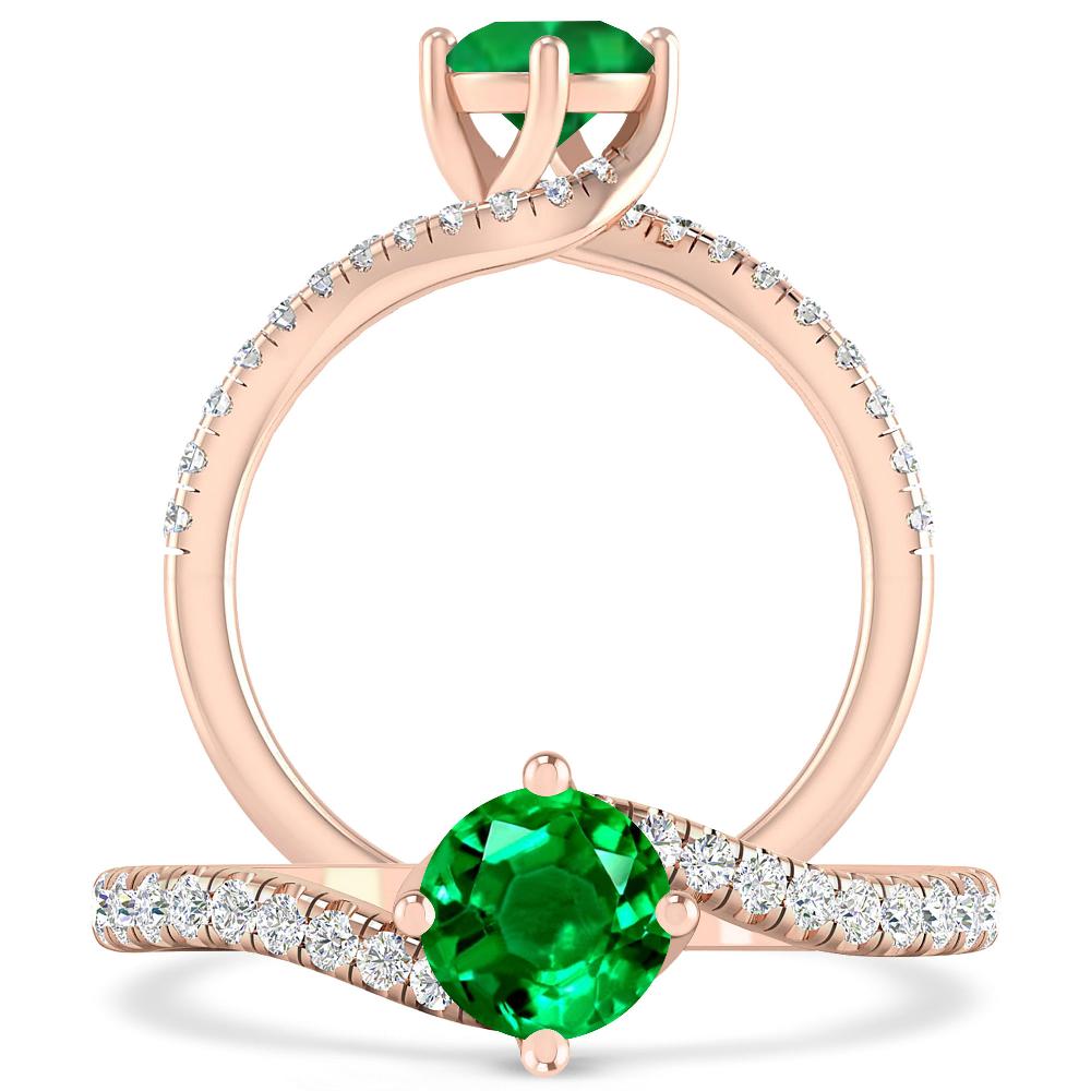 Rose Gold - Emerald