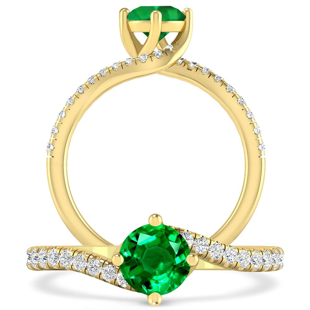 Yellow Gold - Emerald