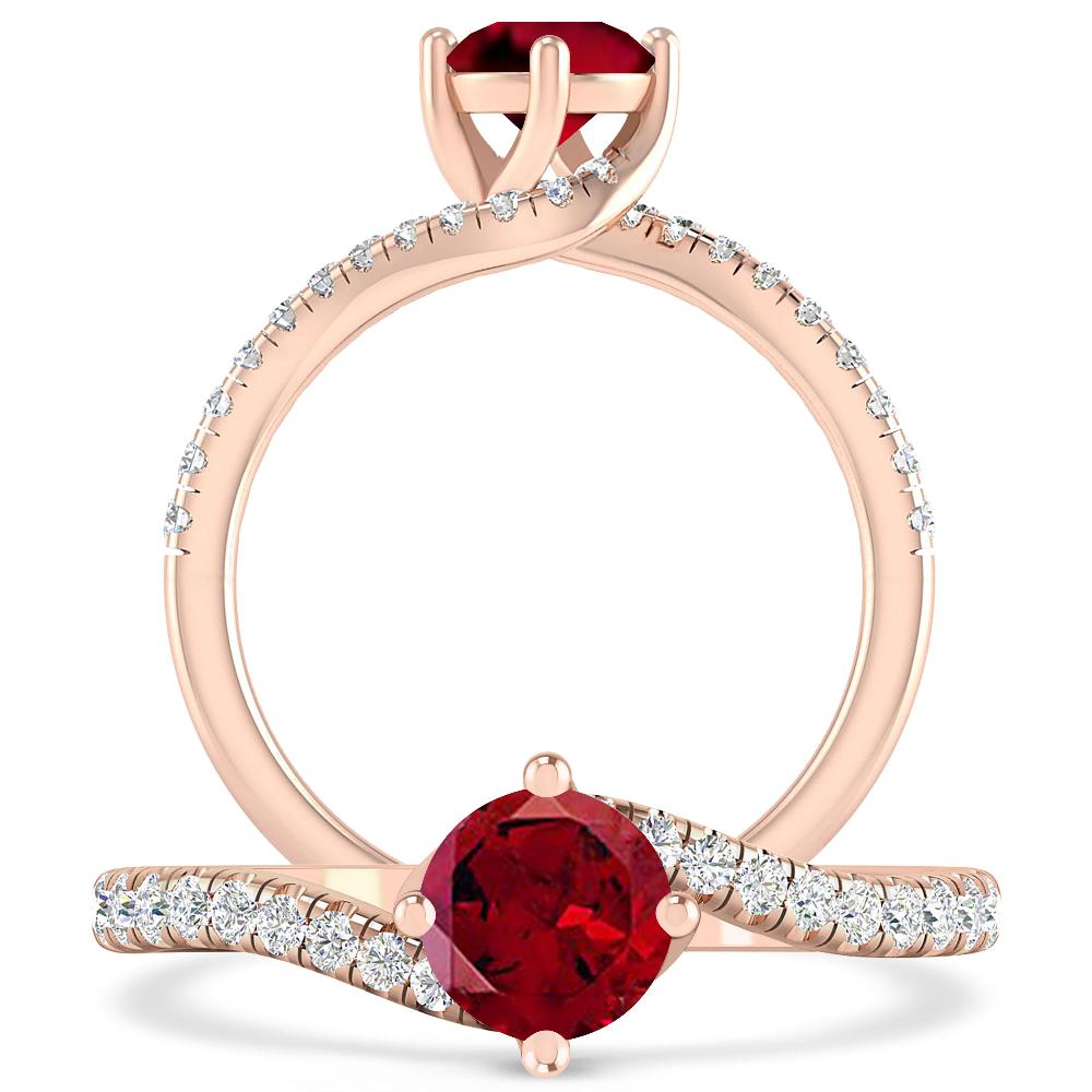 Rose Gold - Garnet