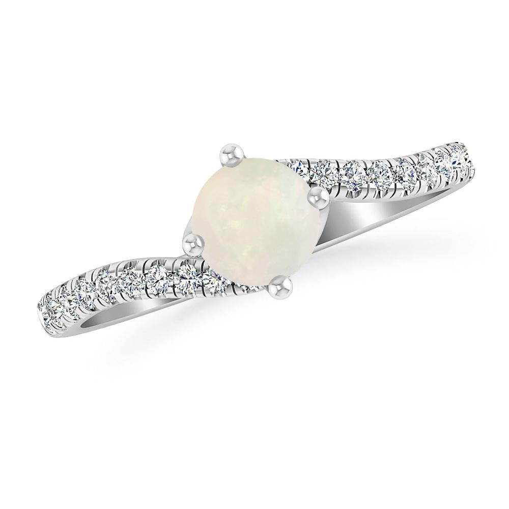 White Gold - Opal