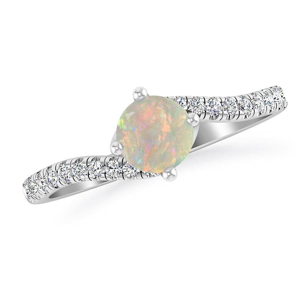 White Gold - Opal