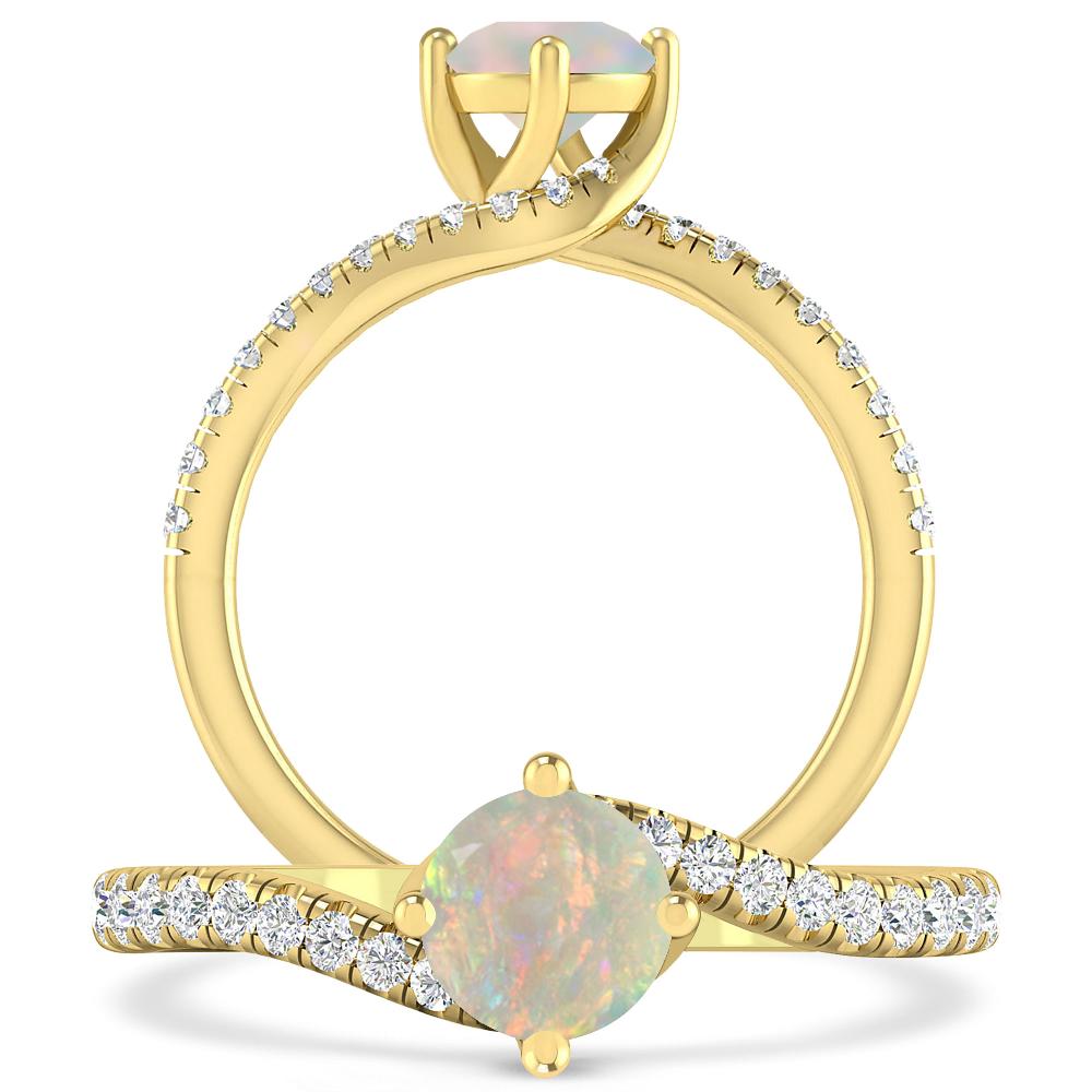 Yellow Gold - Opal