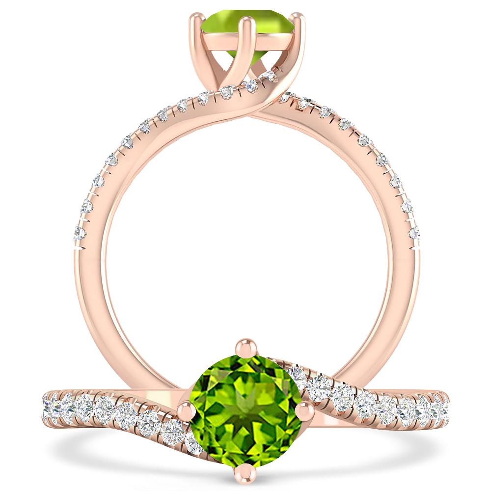 Rose Gold - Peridot