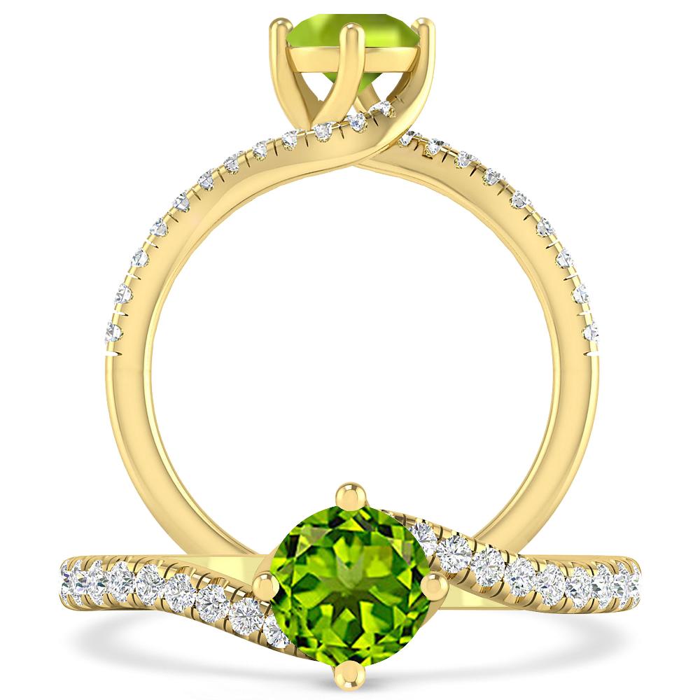 Yellow Gold - Peridot