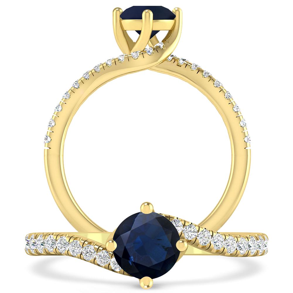 Yellow Gold - Sapphire