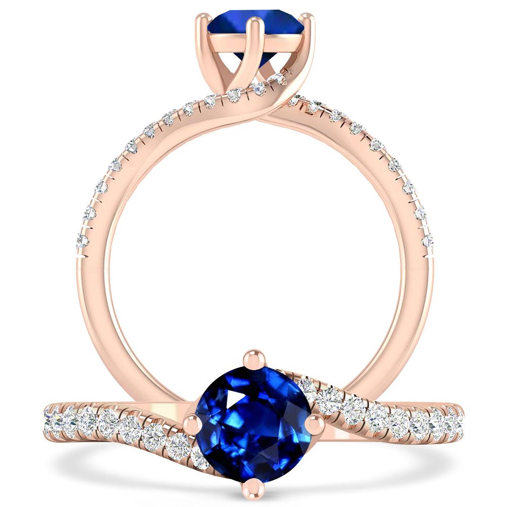 Rose Gold - Sapphire